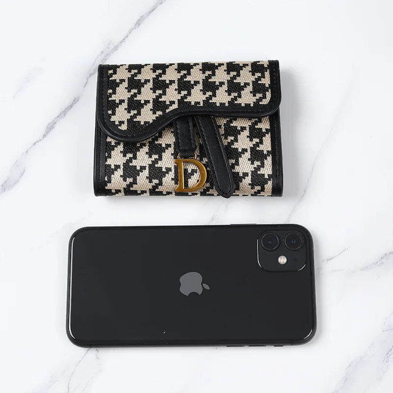 Vintage Style Women's Wallet New Model D-clip Coin Purse Multi-functional Large Capacity Trade Cross-border Coin Card Holder