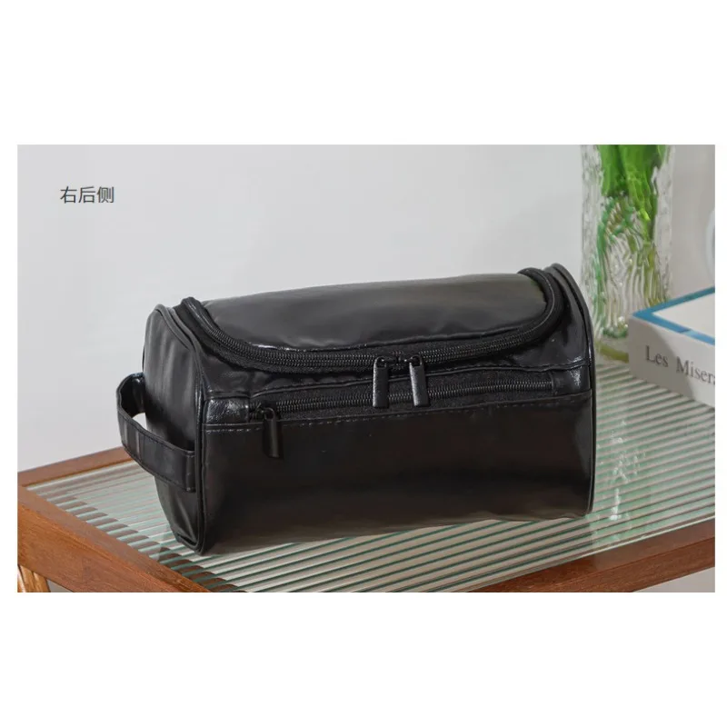Leather Toiletry Bag for Men Women Dopp Kit Mens Hanging Toiletry Bag Travel Toiletry Bag for Traveling Large Cosmetic Bag for T