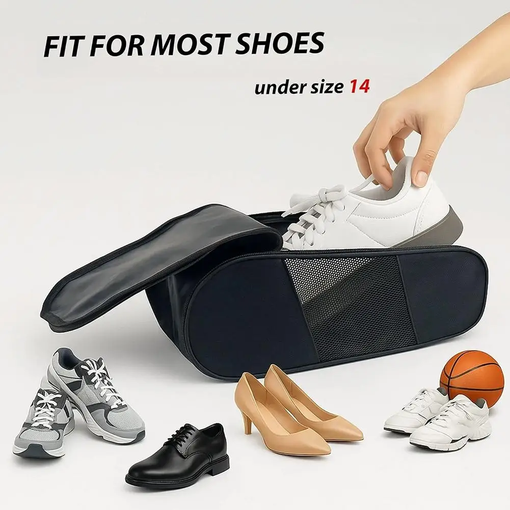 Portable Golf Shoe Bag High Quality Oxford Cloth Handbag Waterproof Dustproof Lightweight Football Tennis Shoe Storage Bag