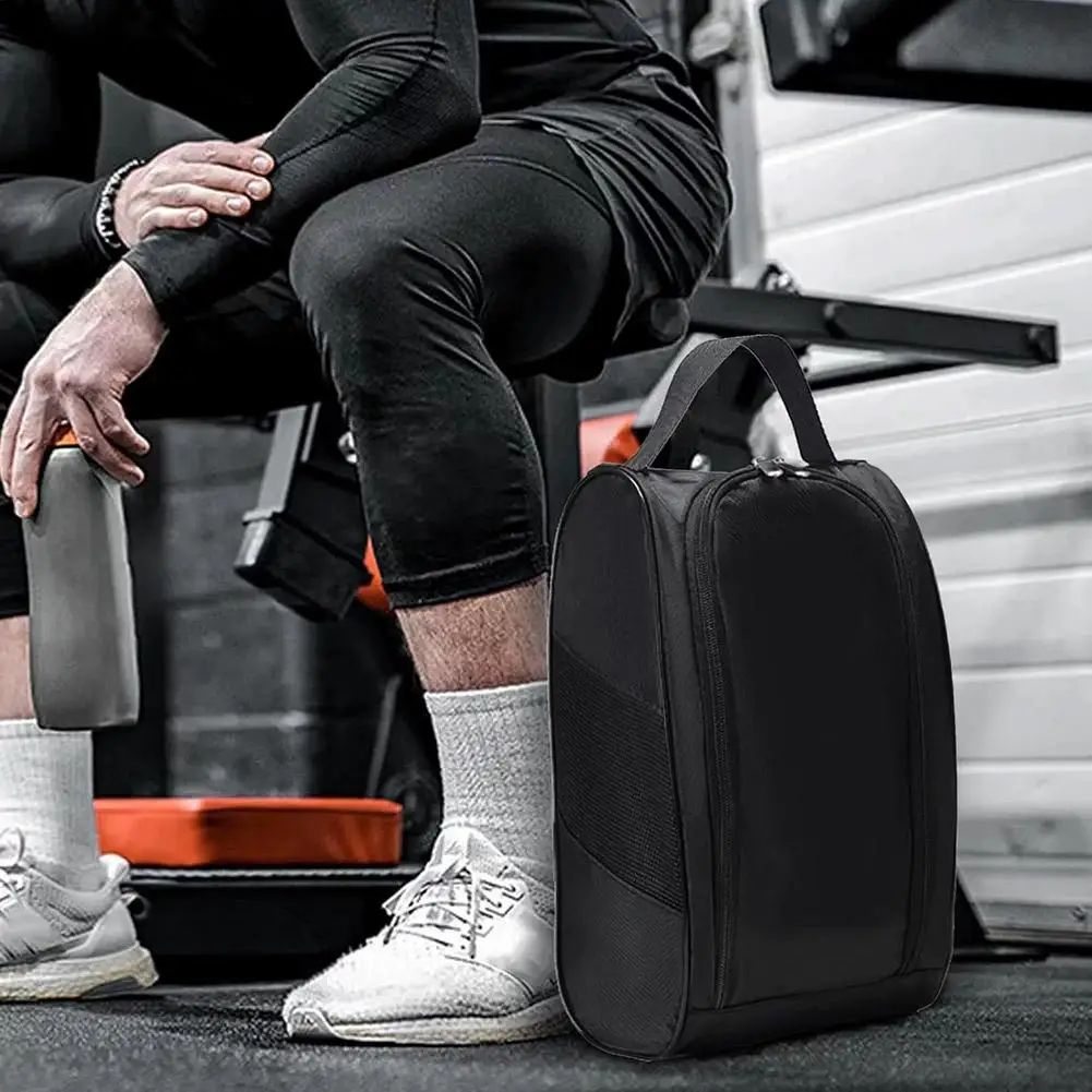 Portable Golf Shoe Bag High Quality Oxford Cloth Handbag Waterproof Dustproof Lightweight Football Tennis Shoe Storage Bag