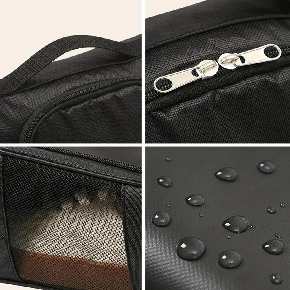 Portable Golf Shoe Bag High Quality Oxford Cloth Handbag Waterproof Dustproof Lightweight Football Tennis Shoe Storage Bag