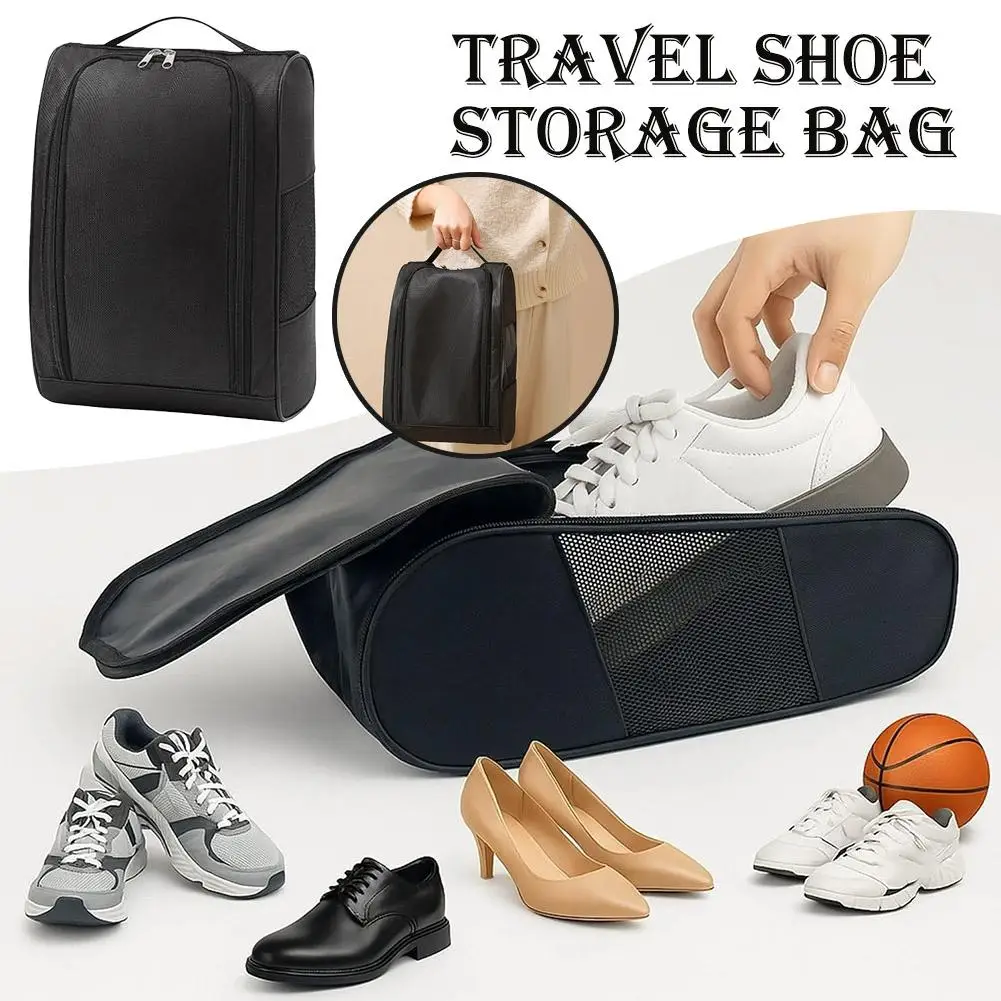 Portable Golf Shoe Bag High Quality Oxford Cloth Handbag Waterproof Dustproof Lightweight Football Tennis Shoe Storage Bag