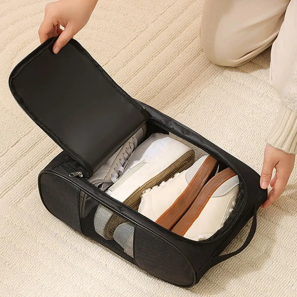 Portable Golf Shoe Bag High Quality Oxford Cloth Handbag Waterproof Dustproof Lightweight Football Tennis Shoe Storage Bag