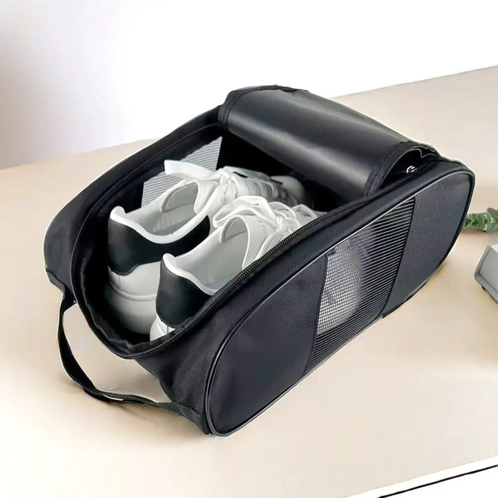 Portable Golf Shoe Bag High Quality Oxford Cloth Handbag Waterproof Dustproof Lightweight Football Tennis Shoe Storage Bag