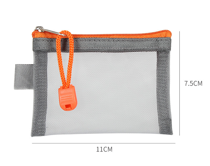 Mesh Coin Purse Wallet for Women Clear Zipper Pouch Storage Bags Girl Card Holder Key Money Small Purses