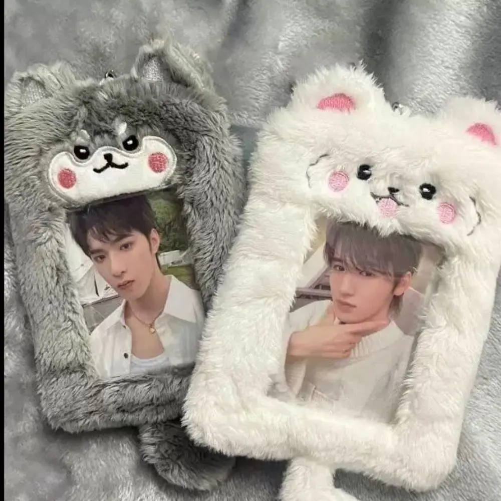 Fashion Multifunctional Photocard Case Bear/Rabbit/Chick Photo Card Holder Cute Cartoon Cards Sleeve Gift