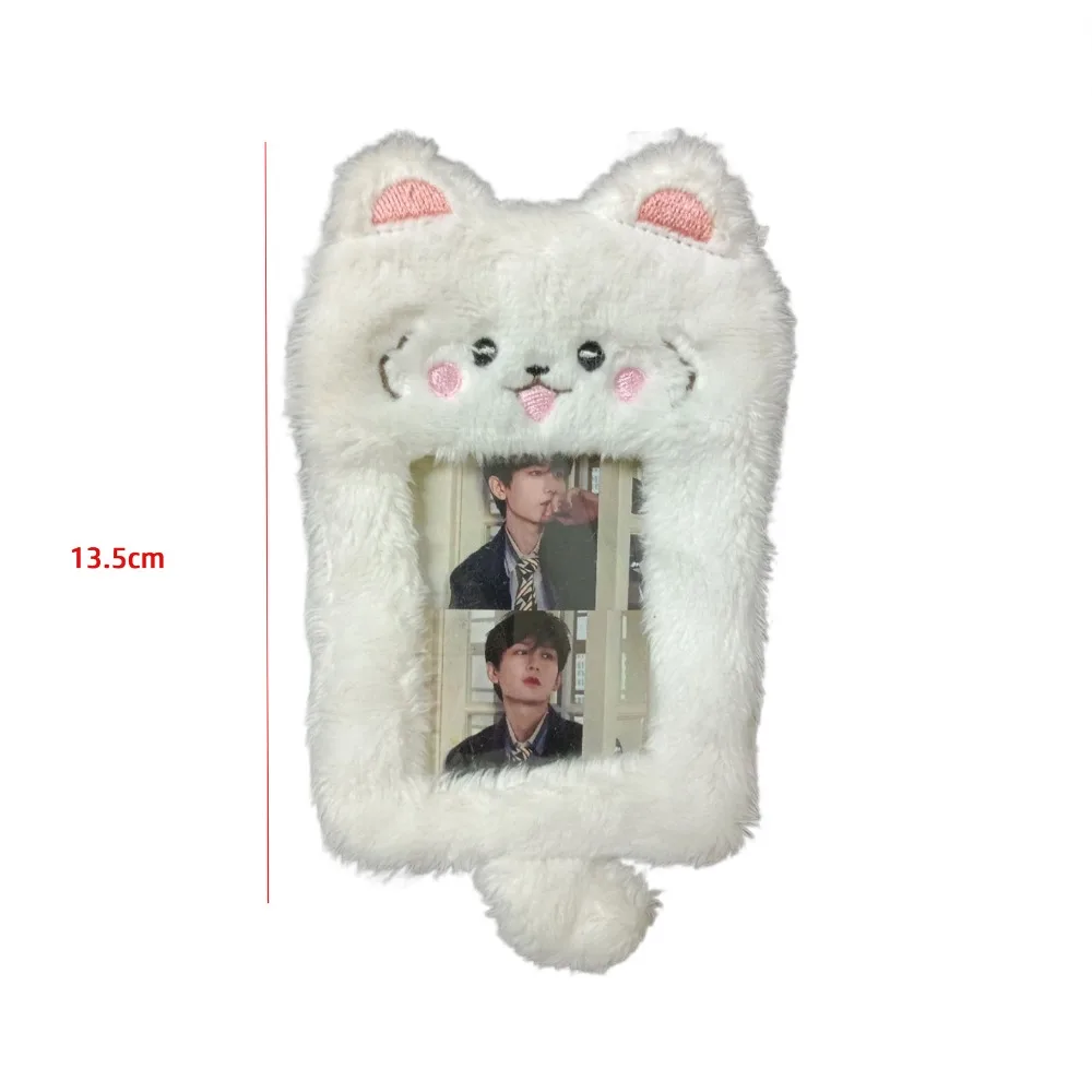 Fashion Multifunctional Photocard Case Bear/Rabbit/Chick Photo Card Holder Cute Cartoon Cards Sleeve Gift