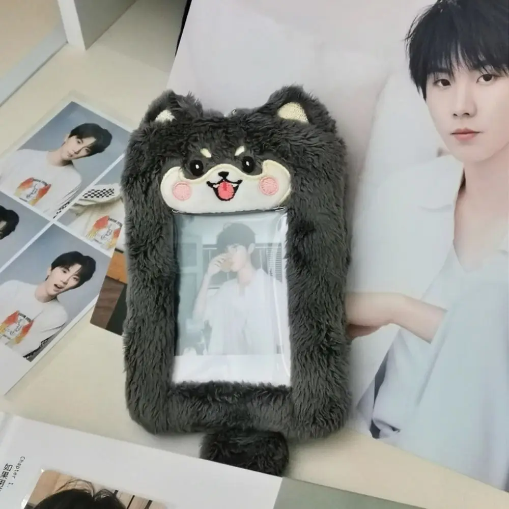 Fashion Multifunctional Photocard Case Bear/Rabbit/Chick Photo Card Holder Cute Cartoon Cards Sleeve Gift