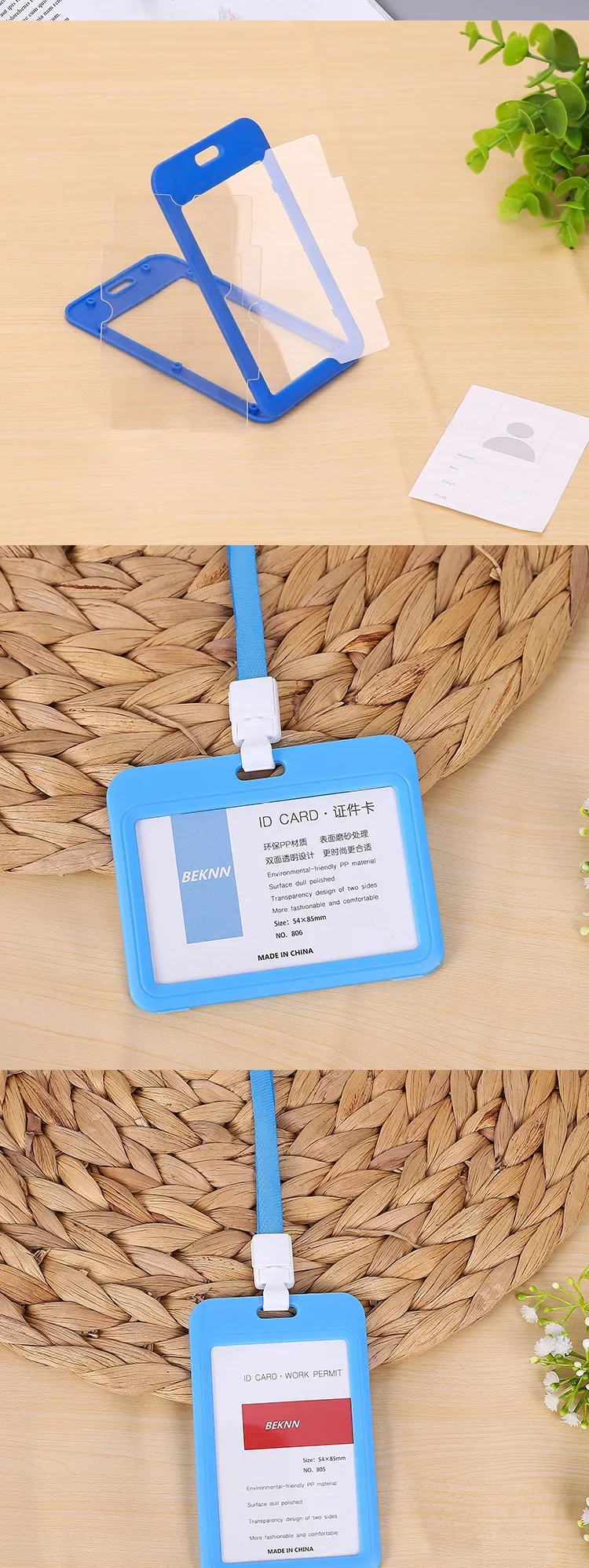 Lanyard Card Covers Women Men Work Permit Holder Credit Card Holder Neck Strap Students Kids Bus Cards Case ID Card Holder
