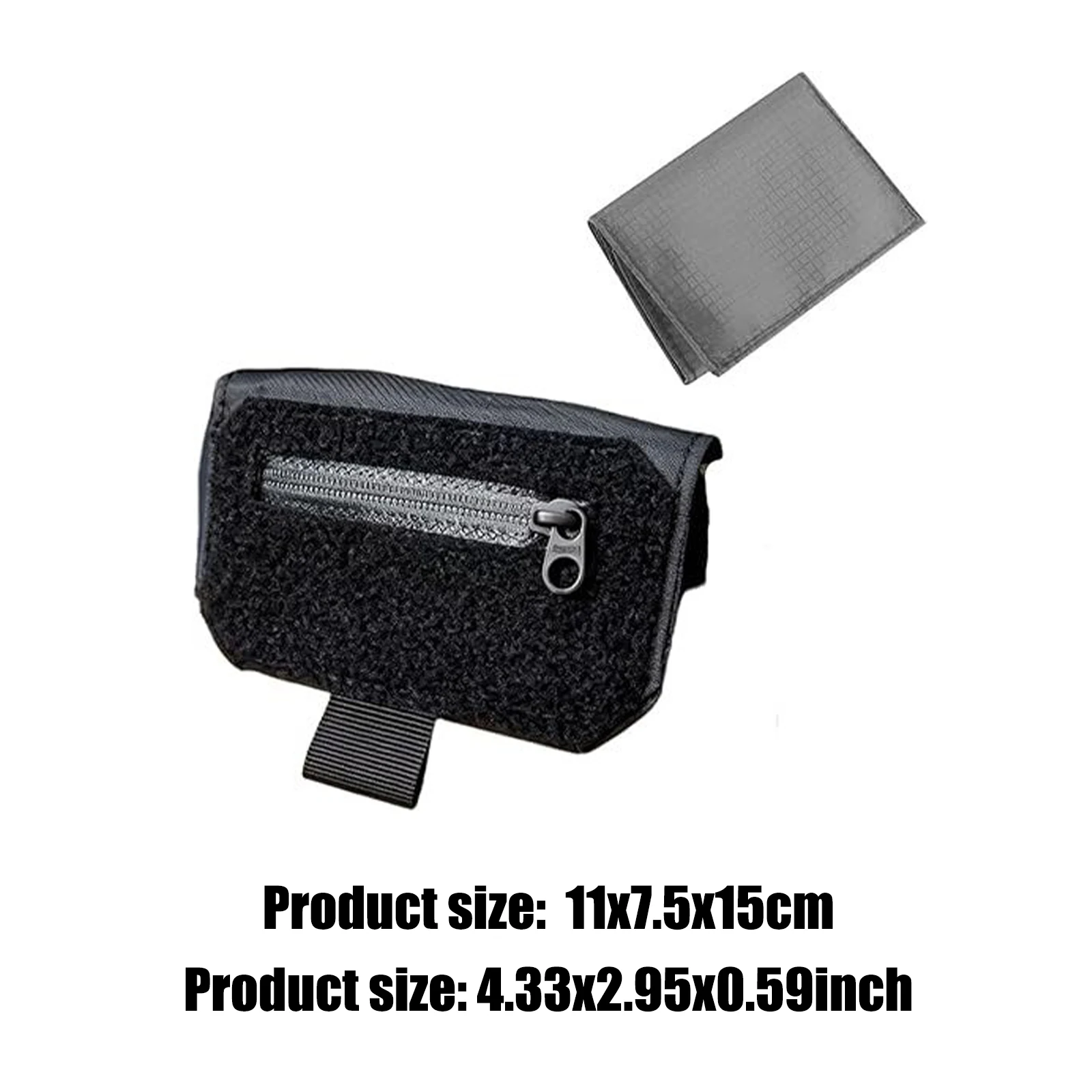 Stylish Money Pouch Large Capacity Trendy Hidden Secure Purse Anti-Theft Ultra Thin Waist Purse Fitness Card Sleeve Purses