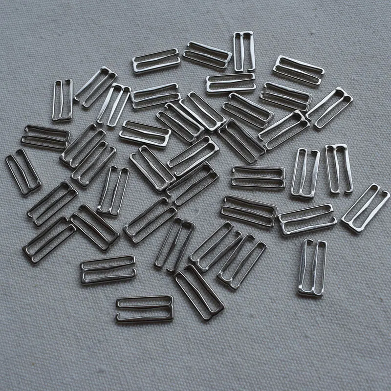 20pcs 10mm-25mm Metal Bra Strap Adjustment Buckles Underwear Sliders Rings Clips For Lingerie Adjustment DIY Accessories