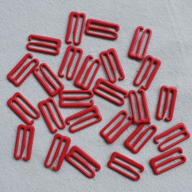 20pcs 10mm-25mm Metal Bra Strap Adjustment Buckles Underwear Sliders Rings Clips For Lingerie Adjustment DIY Accessories