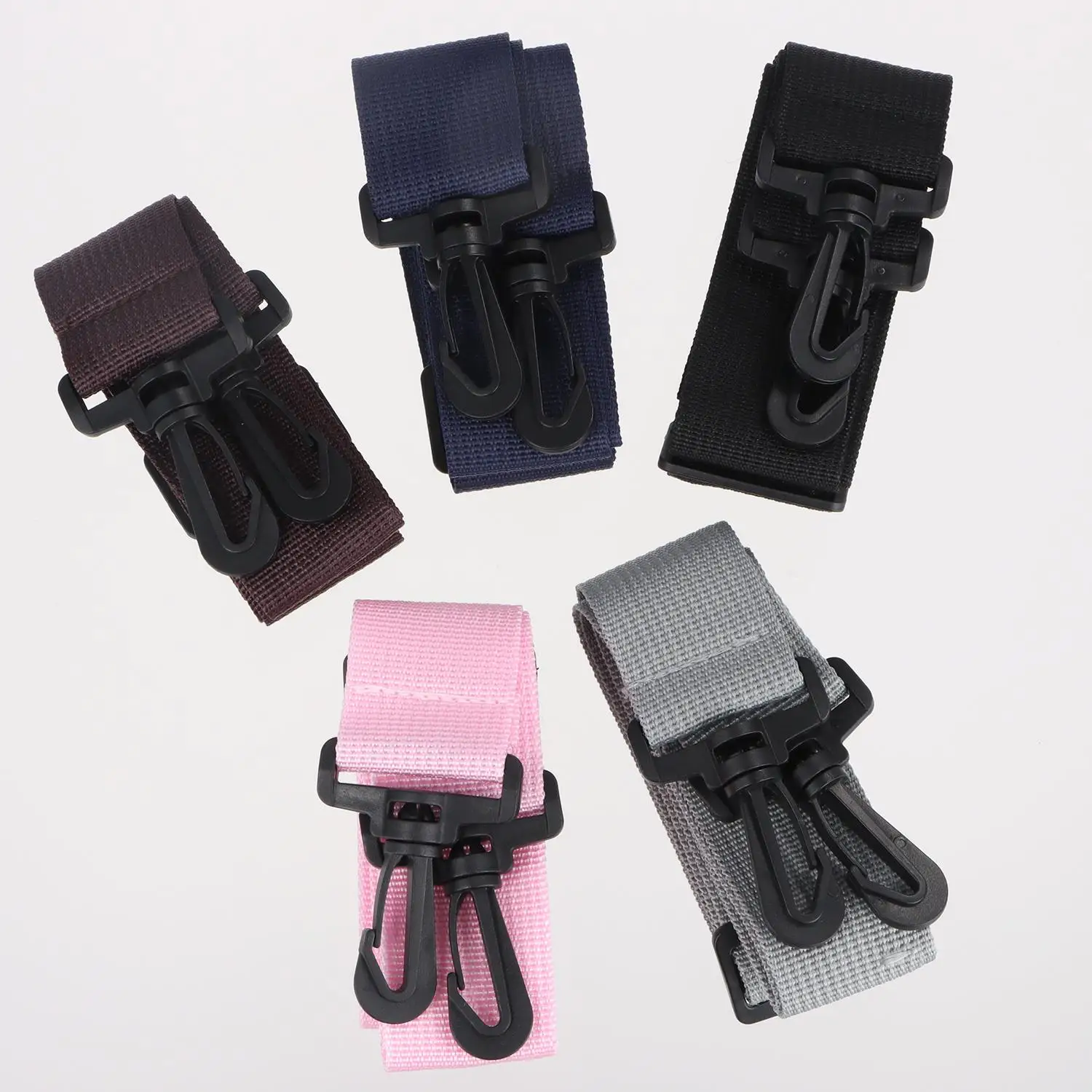 Pure color canvas Cotton cloth Webbing bag strap belt adjustable black plastic hook clasp DIY Crossbody bag Accessories