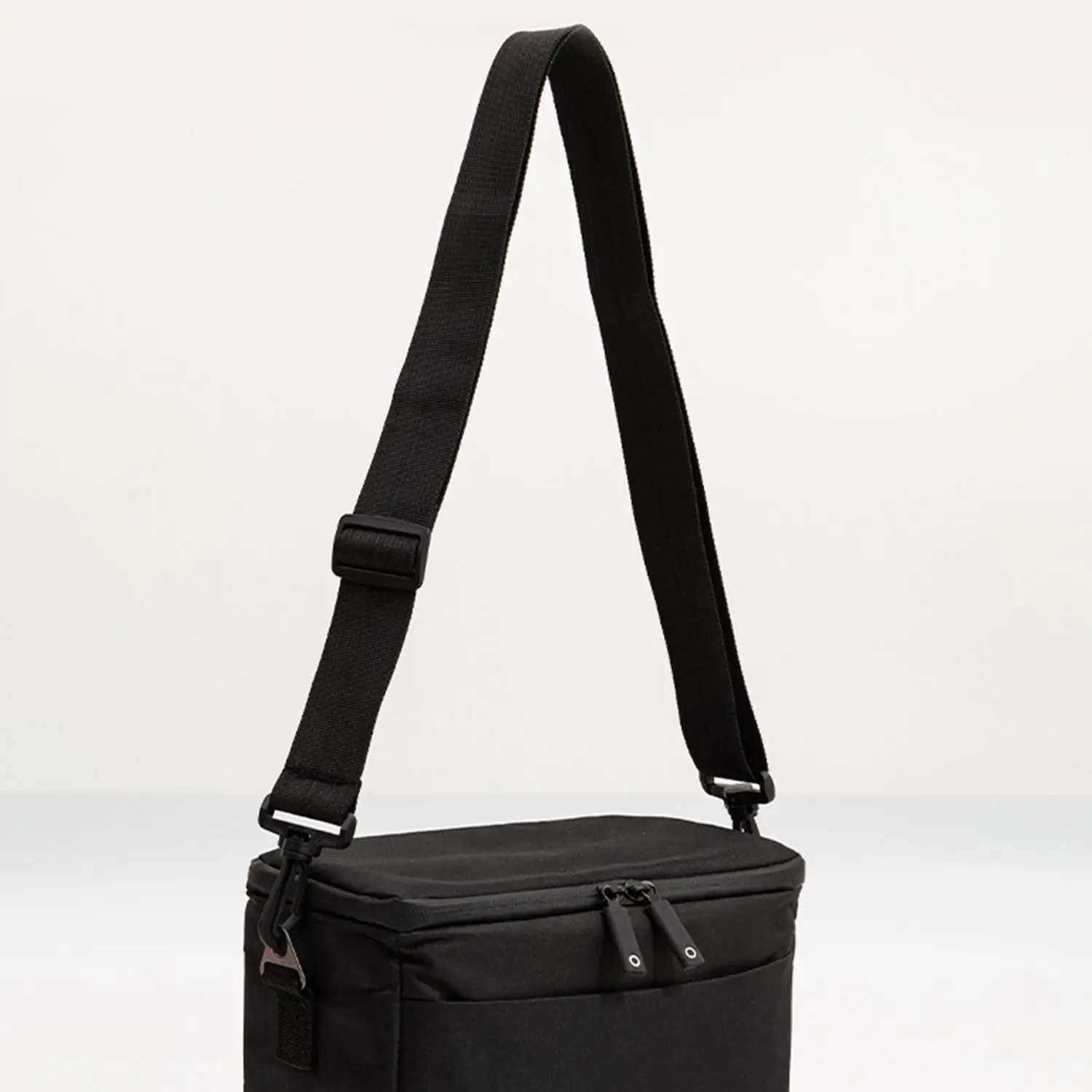 Pure color canvas Cotton cloth Webbing bag strap belt adjustable black plastic hook clasp DIY Crossbody bag Accessories