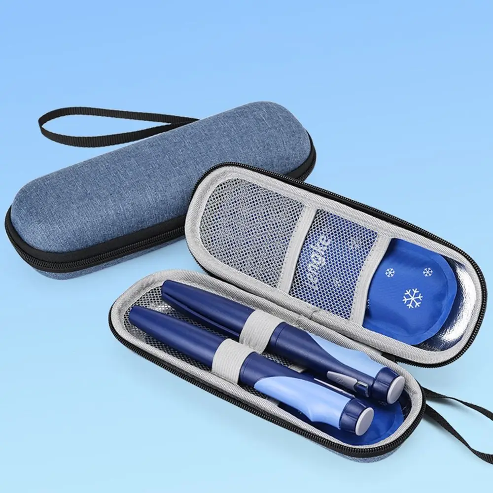 Travel Case Insulin Cooling Bag Thermal Insulated Diabetic Pocket Pill Protector Without Gel Oxford Medical Cooler Home Travel