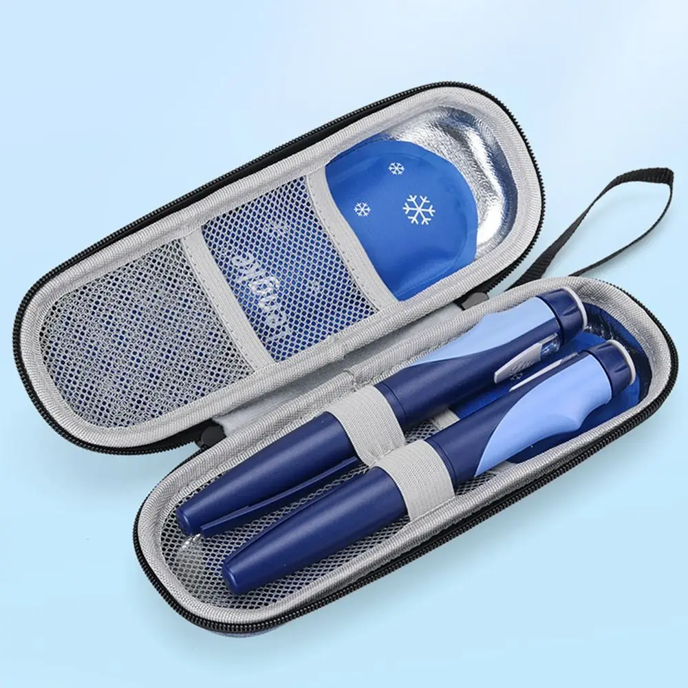 Travel Case Insulin Cooling Bag Thermal Insulated Diabetic Pocket Pill Protector Without Gel Oxford Medical Cooler Home Travel