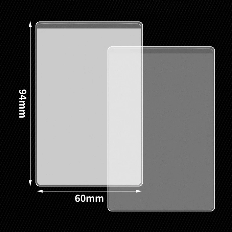 1/5/10pcs Waterproof Transparent Card Cover Holder for Women Men Student ID Credit Bus Cards Protect