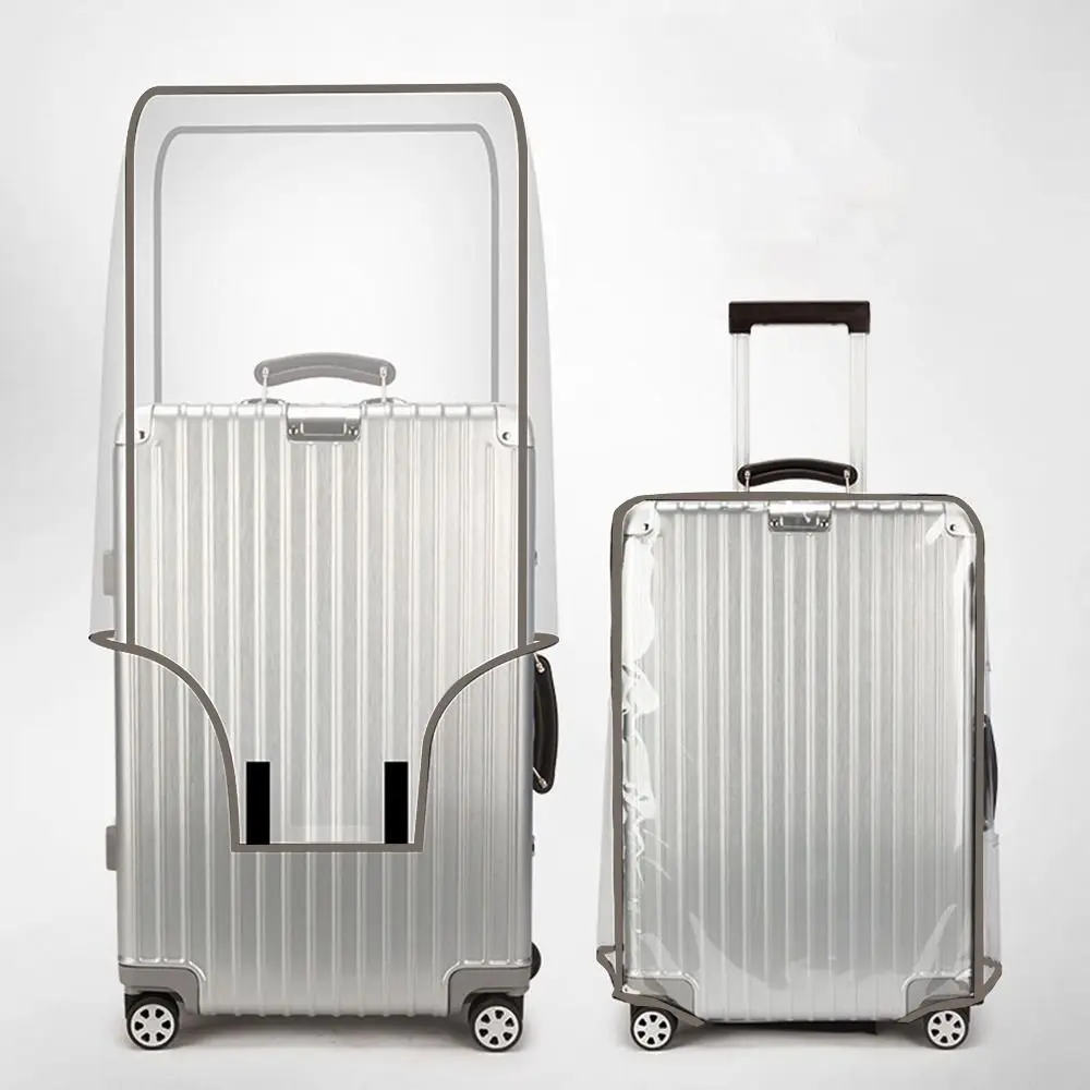 Transparent Travel Luggage Cover Waterproof Luggage Protector Covers Dustproof Protector Covers for 16-30 Inch Suitcase Case
