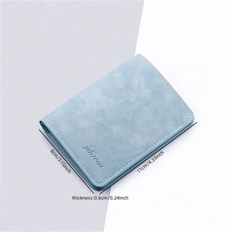 Men/Women Fashion Wallet ID/credit Card Holder Wallet for Men Multi-Card BagHolder Two Fold Small Wallet Black/gray Coin Purse
