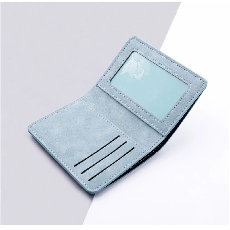Men/Women Fashion Wallet ID/credit Card Holder Wallet for Men Multi-Card BagHolder Two Fold Small Wallet Black/gray Coin Purse