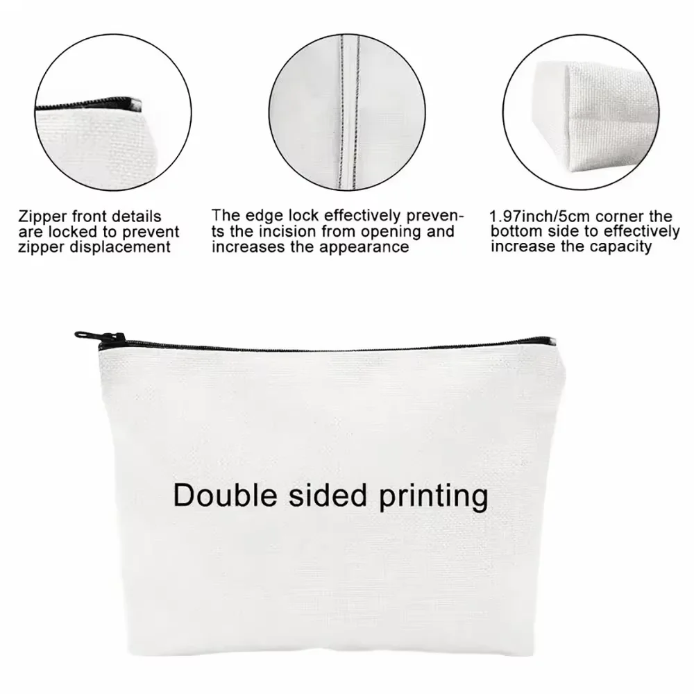 1pc Wizard Makeup Bag - Foldable & Lightweight Cosmetic Pouch with Zipper, Ideal Cute Travel Organizer, Birthday Gift
