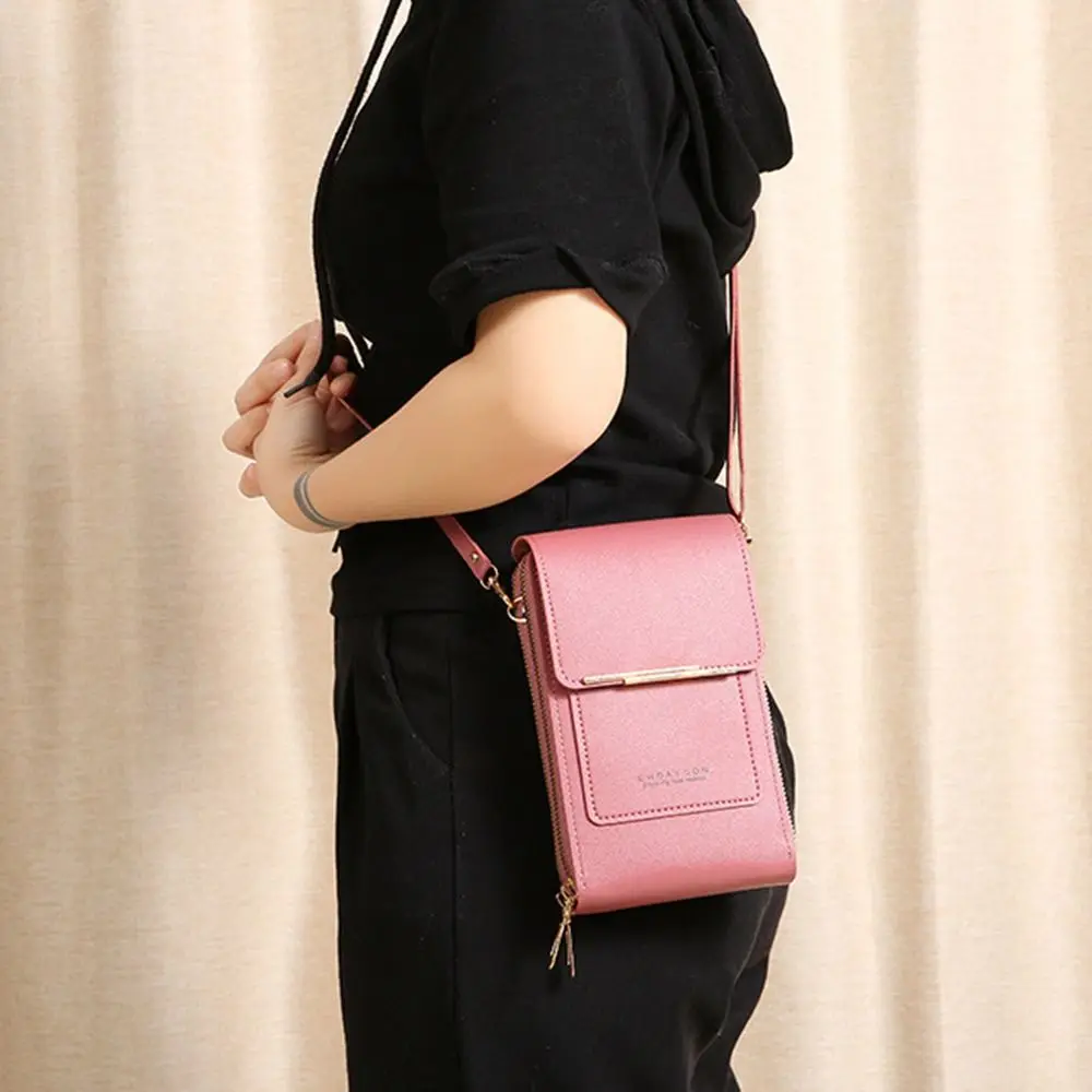 Smartphone RFID Women Touch Screen Phone Bag Handbag Crossbody Bags RFID Anti Theft Purse
