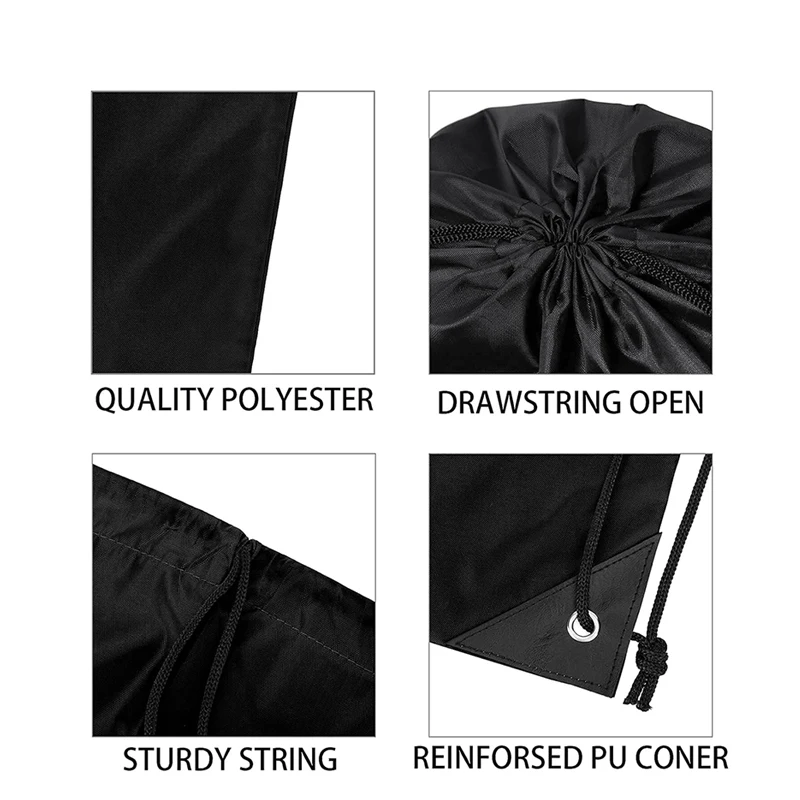 1pcs Unisex Drawstring Backpack Bulk String Sackpack for Men And Women Gym Travel Sports Water Resistant Lightweight