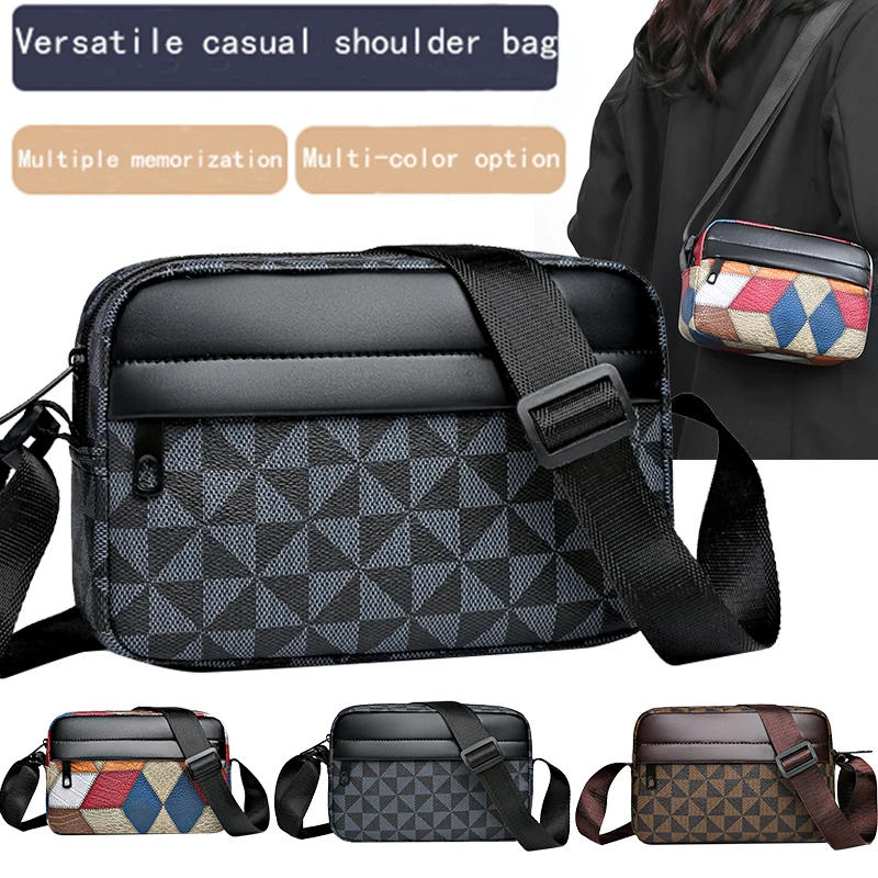 Colorblock Shoulder Bag - Trendy Patchwork Crossbody Purse (Mini Phone Bag for Women)