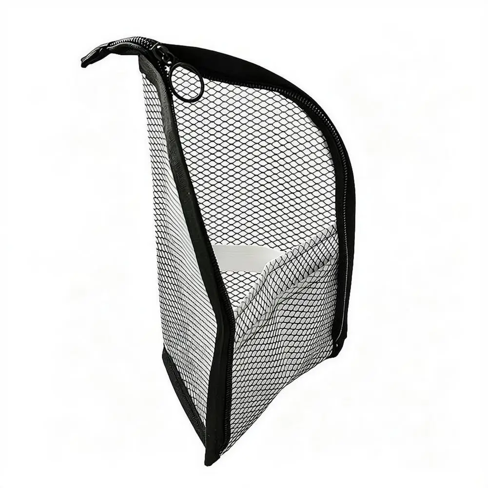 Standing Mesh Toiletry Bag Women Portable Cosmetic Makeup Organizer Travel Waterproof Toothbrush Storage Case Beauty Pouch