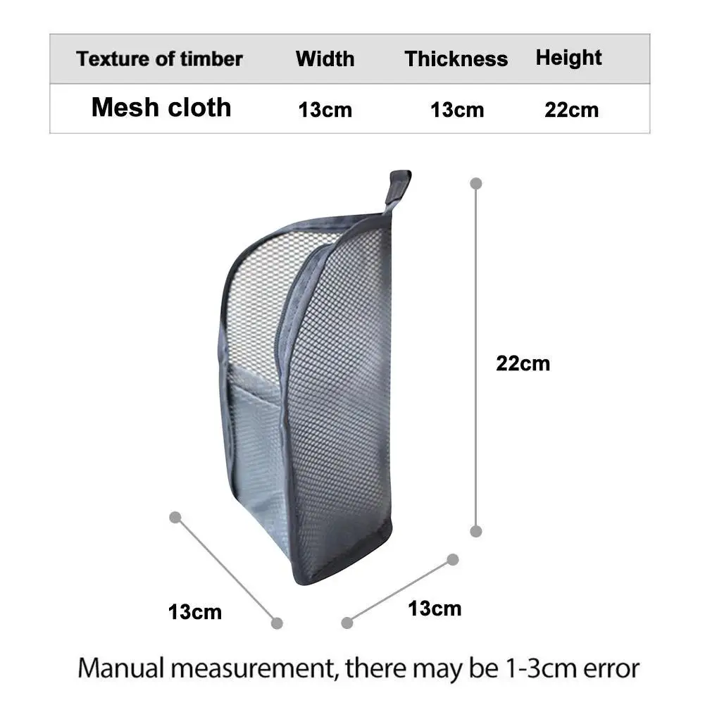 Standing Mesh Toiletry Bag Women Portable Cosmetic Makeup Organizer Travel Waterproof Toothbrush Storage Case Beauty Pouch