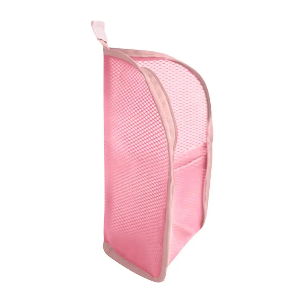 Standing Mesh Toiletry Bag Women Portable Cosmetic Makeup Organizer Travel Waterproof Toothbrush Storage Case Beauty Pouch