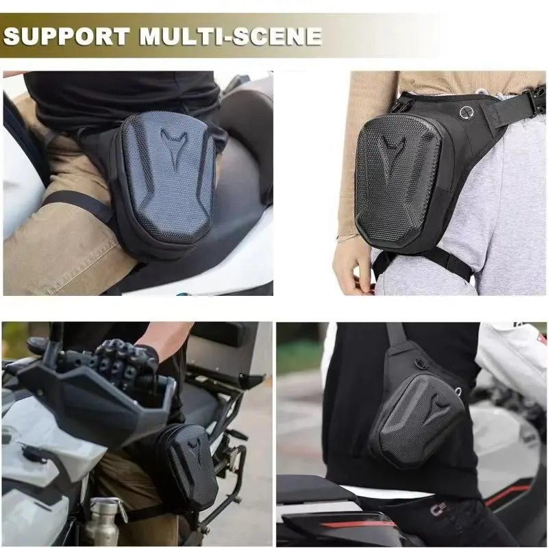 Motorcycle Leg Tank Bag Waterproof Waist Pack Crossbody Rider Biker Drop Thigh Motocross Moto Gear Men Women