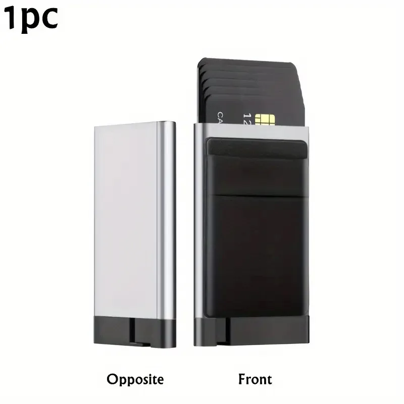 Anti-theft Card Holder RFID Protection Wallet, Aluminum Alloy Design, Lightweight & Theft-resistant for Safe Daily Card Storage
