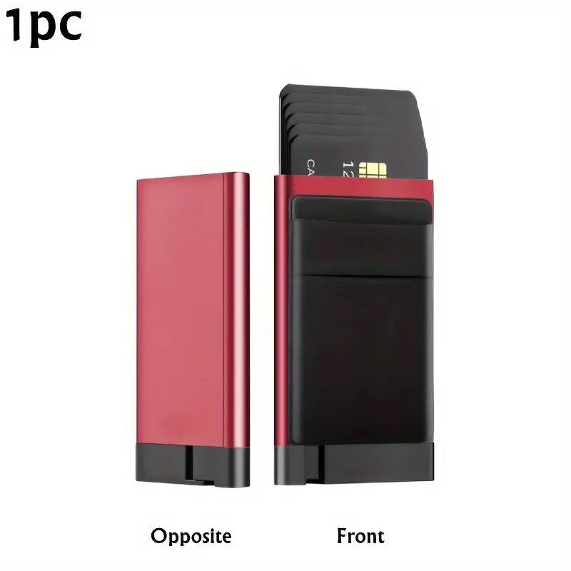 Anti-theft Card Holder RFID Protection Wallet, Aluminum Alloy Design, Lightweight & Theft-resistant for Safe Daily Card Storage