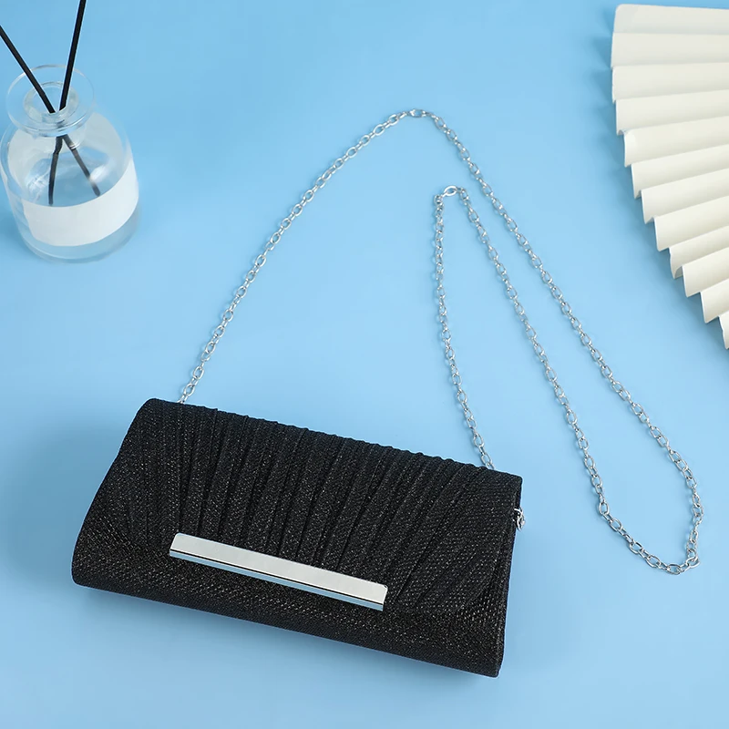 European and American sequined marriage party storage bag, women's dinner bag, chain single-shoulder women's evening dress bag