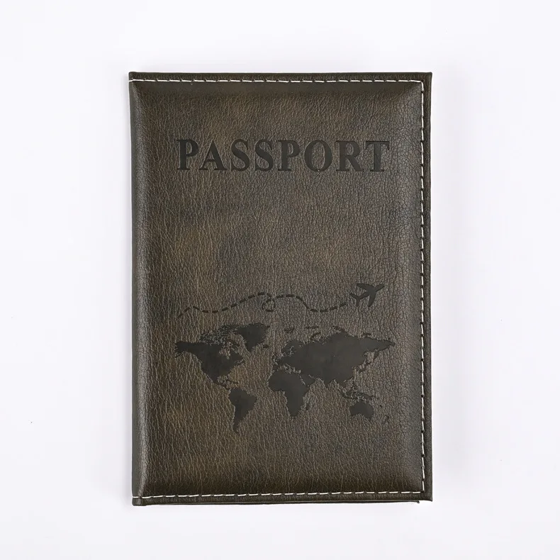 Colorful PU Passport Holder Ticket Passport Covers Travel Passport Protective Cover ID Credit Card Holder Travel Accessories