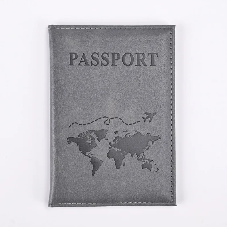 Colorful PU Passport Holder Ticket Passport Covers Travel Passport Protective Cover ID Credit Card Holder Travel Accessories