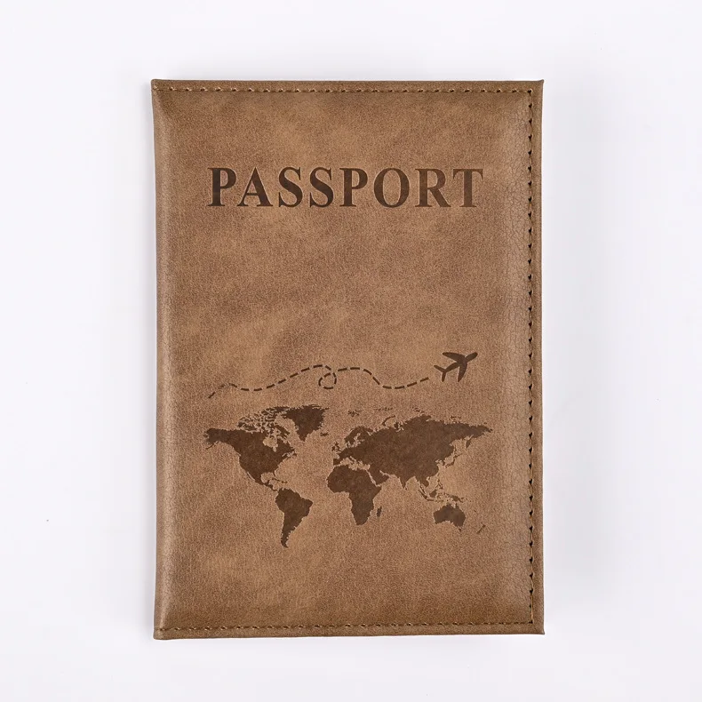 Colorful PU Passport Holder Ticket Passport Covers Travel Passport Protective Cover ID Credit Card Holder Travel Accessories