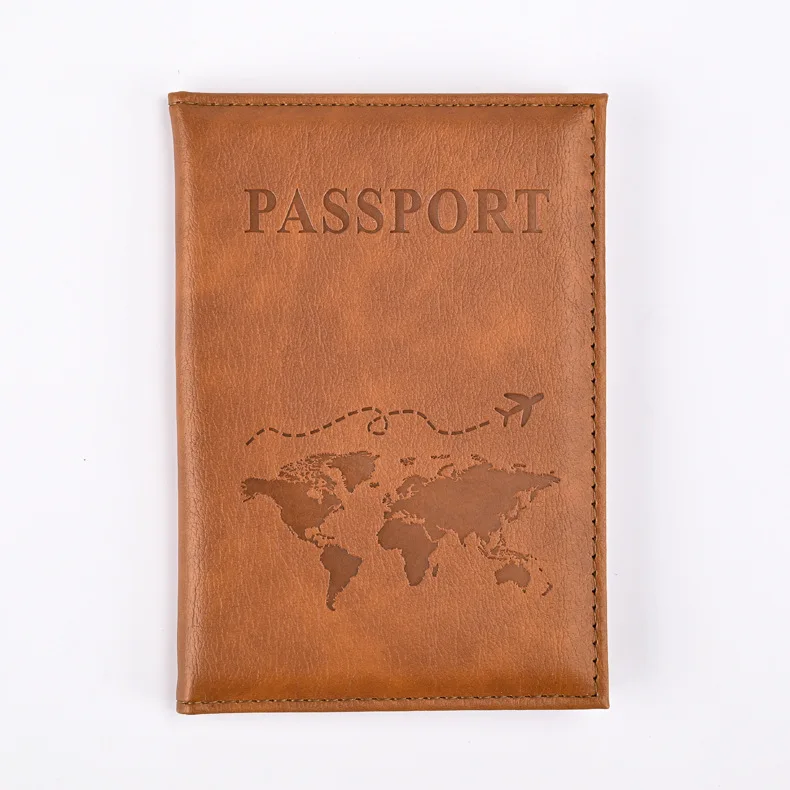 Colorful PU Passport Holder Ticket Passport Covers Travel Passport Protective Cover ID Credit Card Holder Travel Accessories