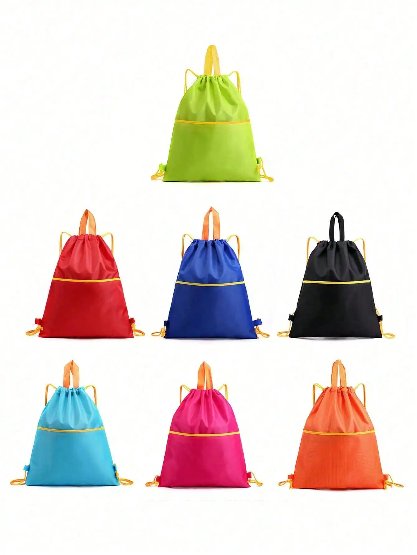 Fashion Drawstring Backpack Drawstring Pocket Men's and Women's Travel Clothing Sorting and Storage Bags Suitable for Daily Use