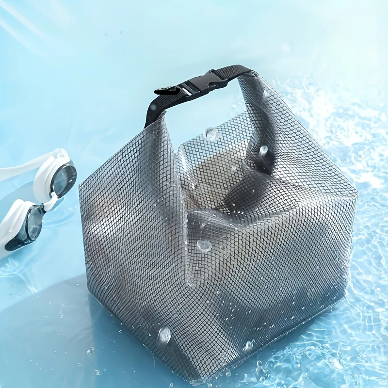 2PCS Waterproof Storage Bag Cosmetic Storage Bag Gym Swimming Clothing Storage Pouch Men Women Outdoor Travel Washing Bag