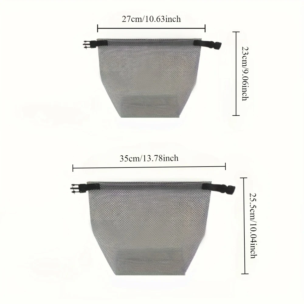 2PCS Waterproof Storage Bag Cosmetic Storage Bag Gym Swimming Clothing Storage Pouch Men Women Outdoor Travel Washing Bag