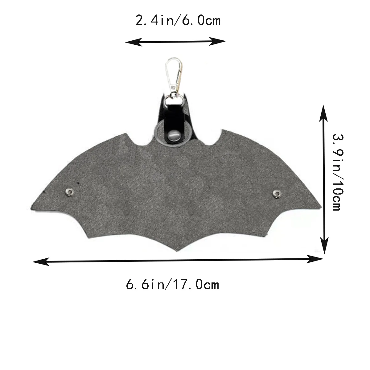 Neutral Style Men's and Women's Key Ring Pendant with Halloween Bat Wing Handmade Accessory - Simple and Unique Key Ring Accesso
