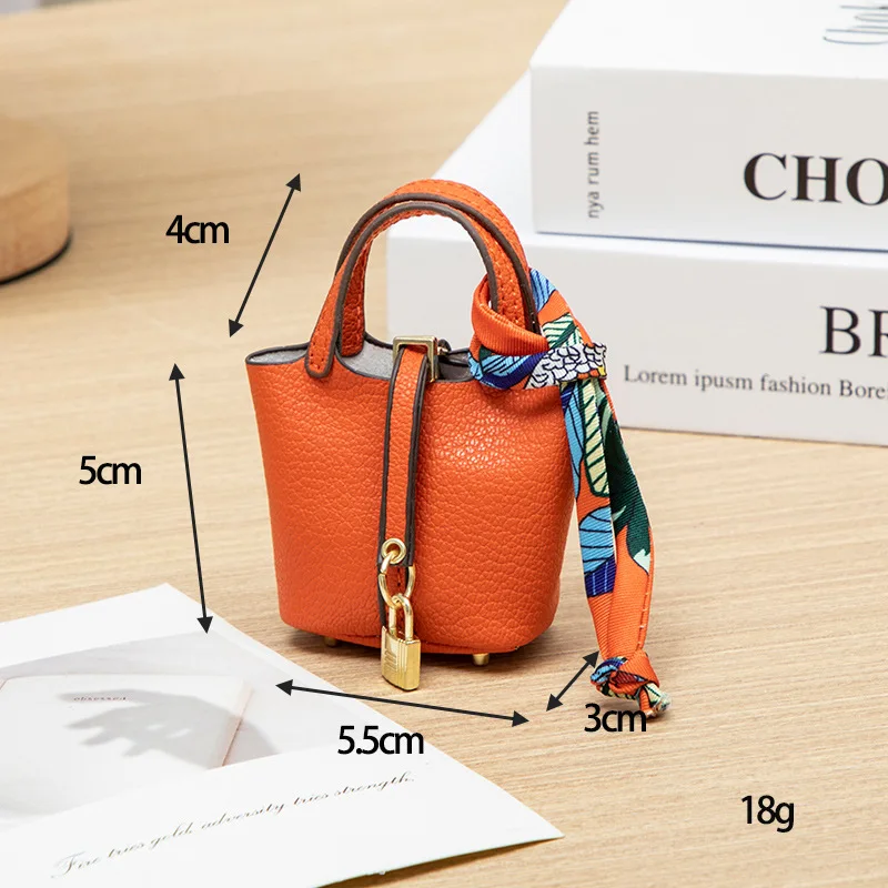 2026Mini Bag Pendant Keychain Hanging Accessory Zero Wallet Creative Portable Bracelet Bluetooth Earphone Bag Multifunctional