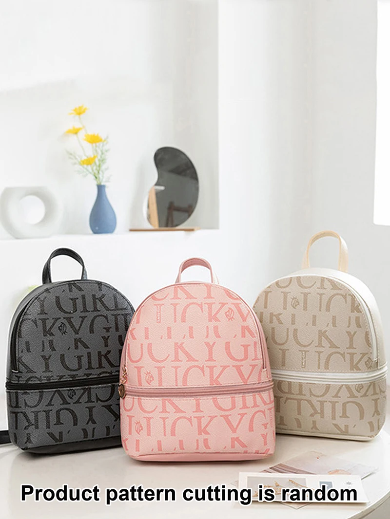 Mini Backpack Fashion Retro Crossbody Bag Small Cute Purse Leather PU Little Backpack for Women Trip Travel Outting Bag