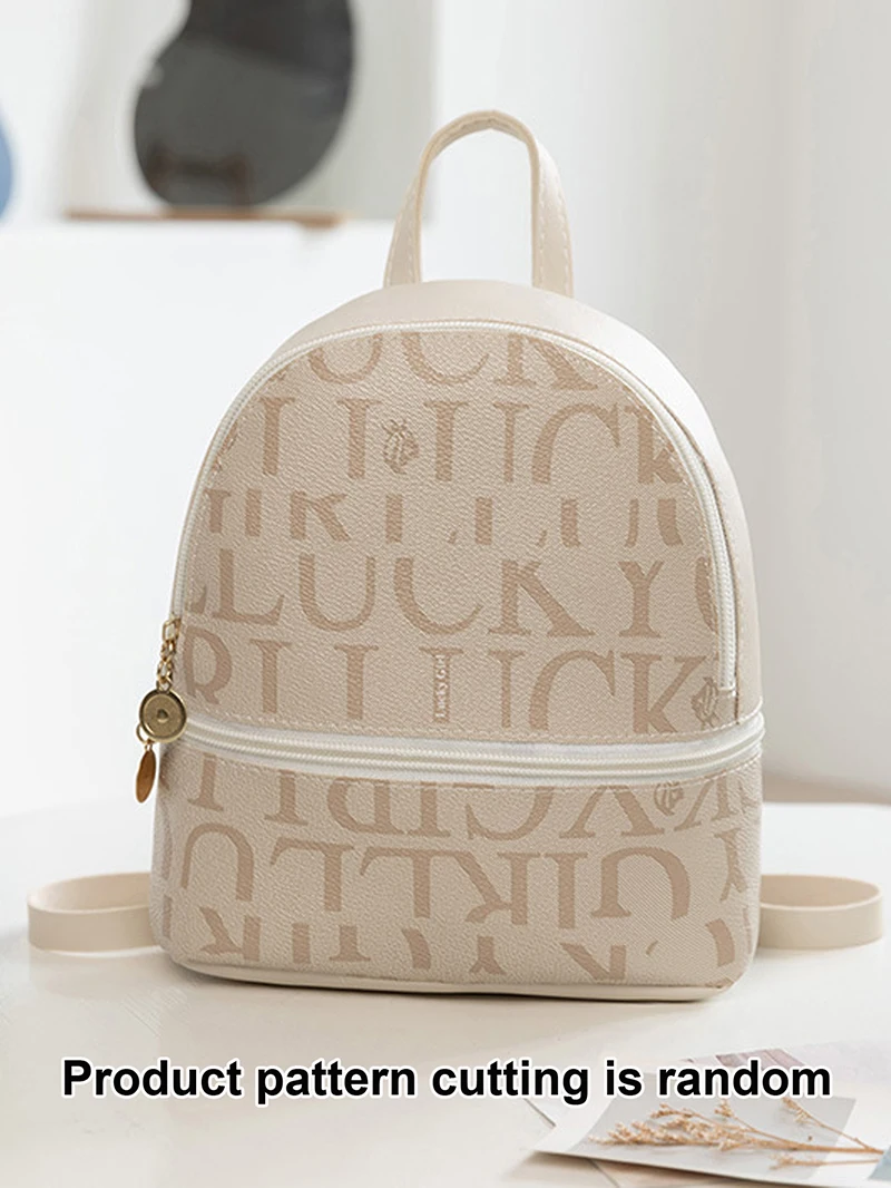 Mini Backpack Fashion Retro Crossbody Bag Small Cute Purse Leather PU Little Backpack for Women Trip Travel Outting Bag