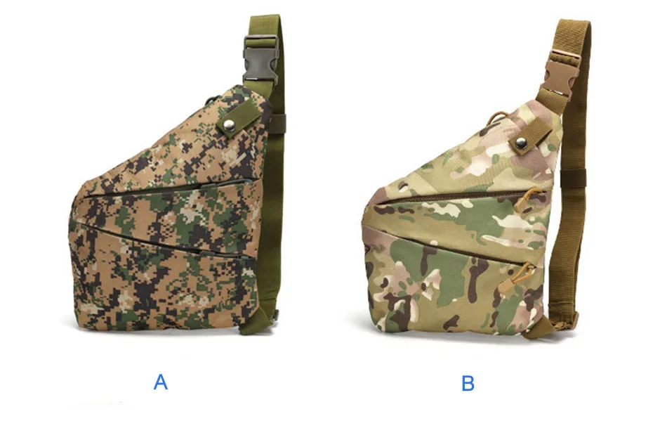 DIENQI Anti-theft Men Chest Bag Waterproof Chest Pack Travel Personal Pocket Tactical Male Sling Bag Chest Cross Body Bag Pauch