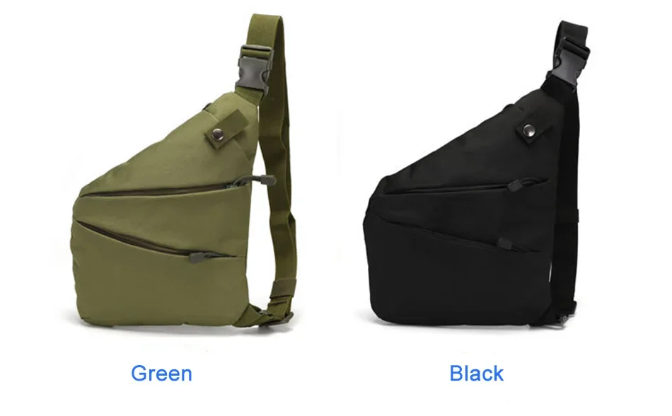 DIENQI Anti-theft Men Chest Bag Waterproof Chest Pack Travel Personal Pocket Tactical Male Sling Bag Chest Cross Body Bag Pauch