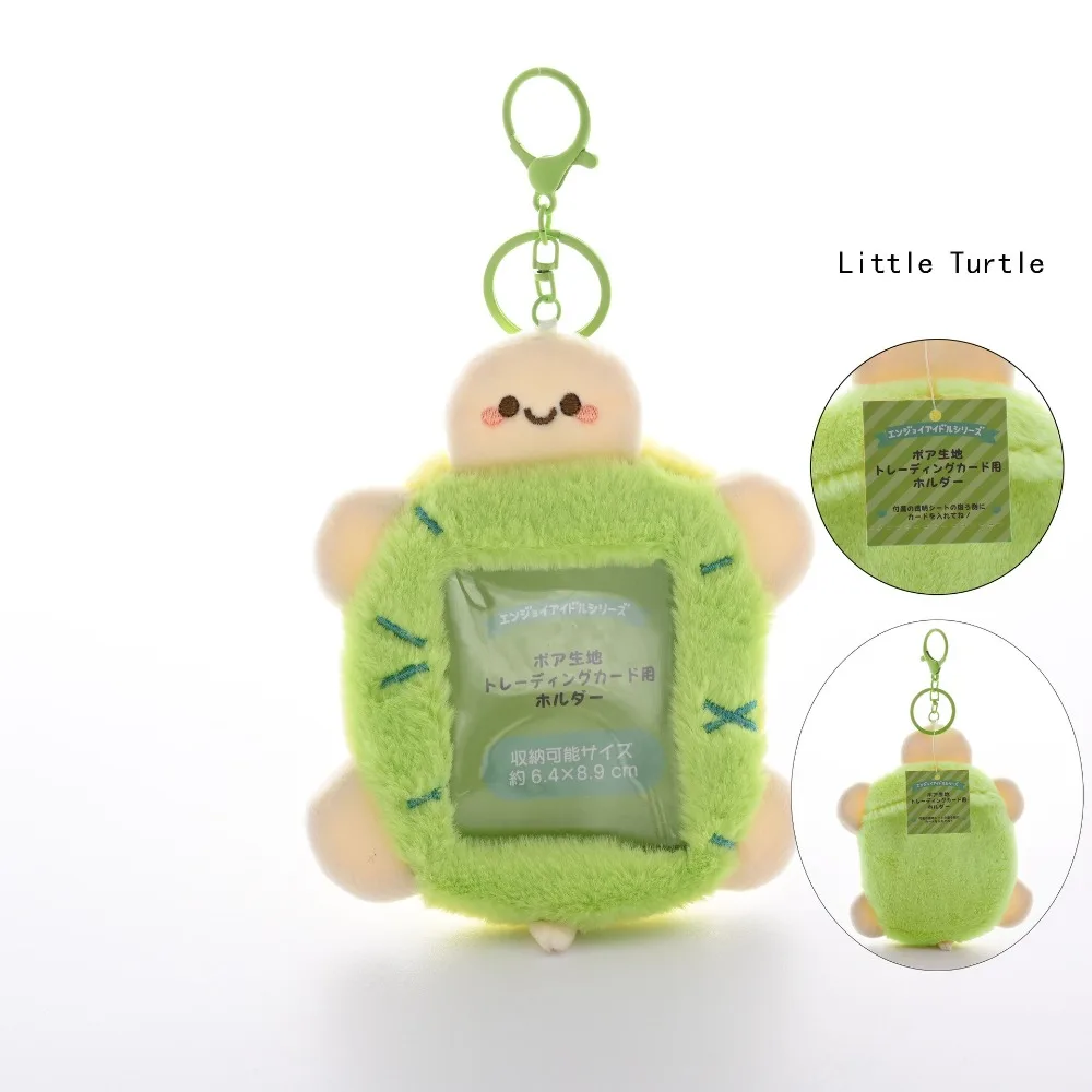 New Cartoon Photocard Holder Cute Student Card Holder Keychain Pendant School Stationery