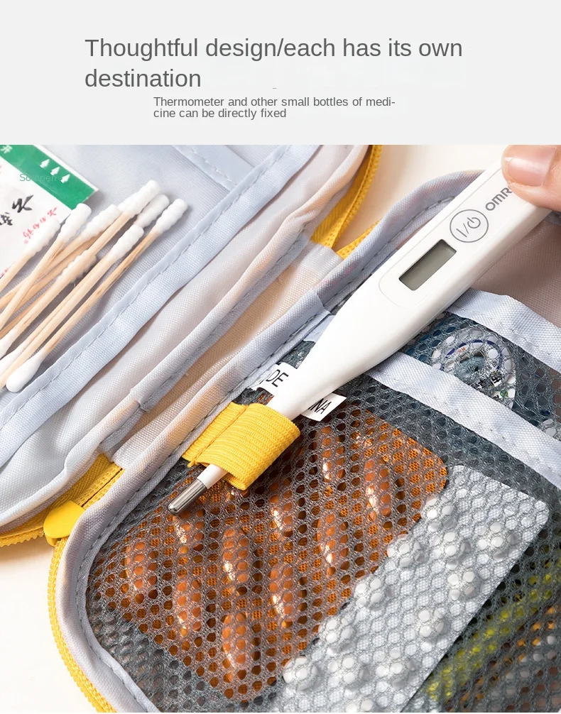 3 Pcs/set Portable Medical Storage Bag Camping Emergency First Aid Kit Organizer Home Outdoor Travel Bag
